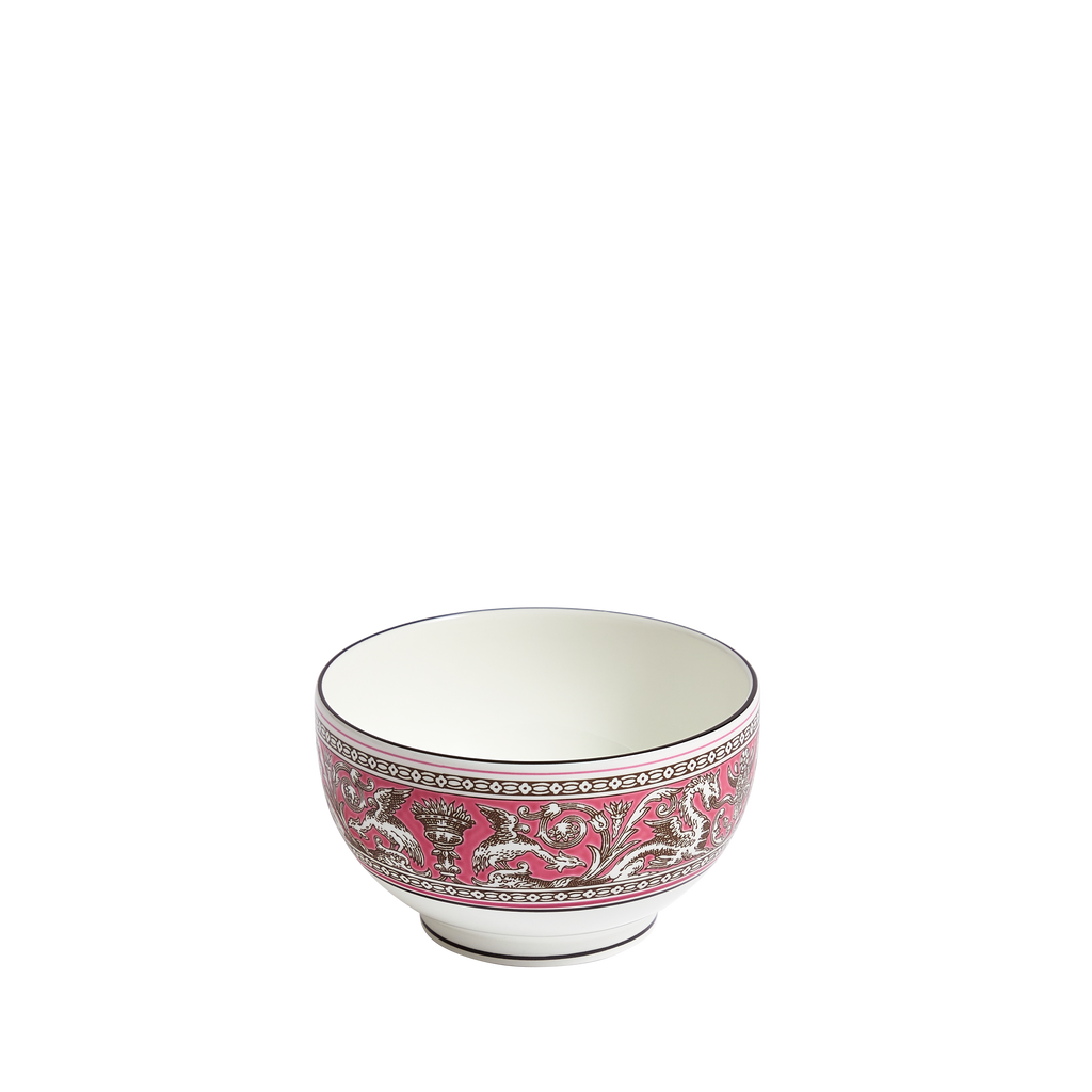 Florentine Fuchsia Rice Bowl