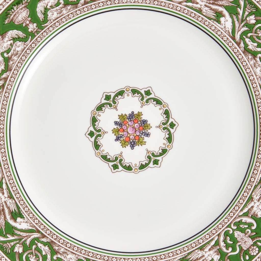 Florentine Verde Plate 10.7"