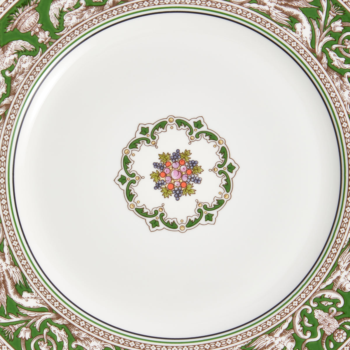 Florentine Verde Plate 10.7"