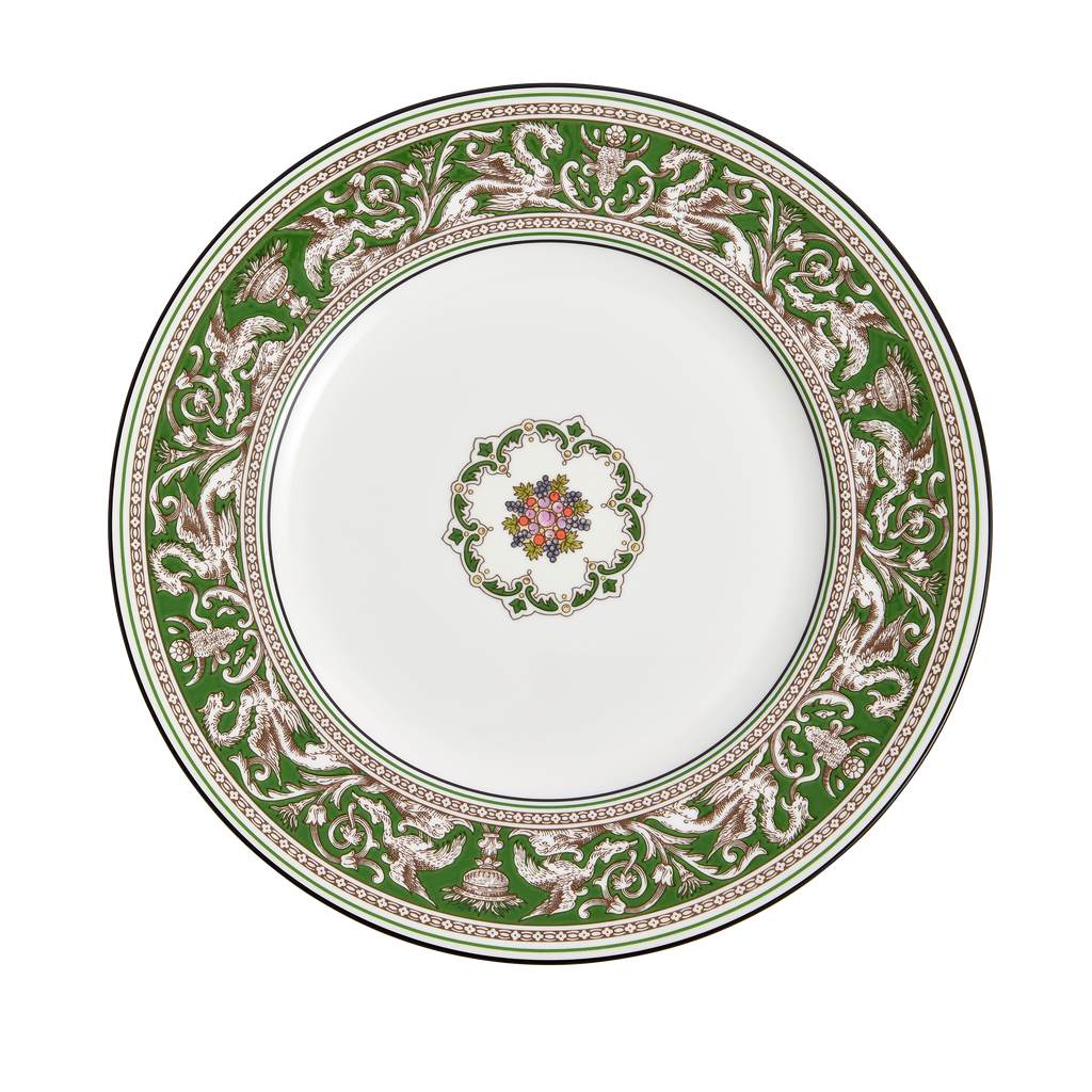 Florentine Verde Plate 10.7"