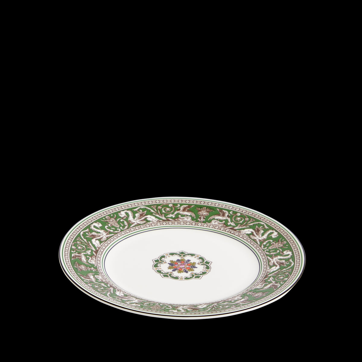 Florentine Verde Plate 8.1"