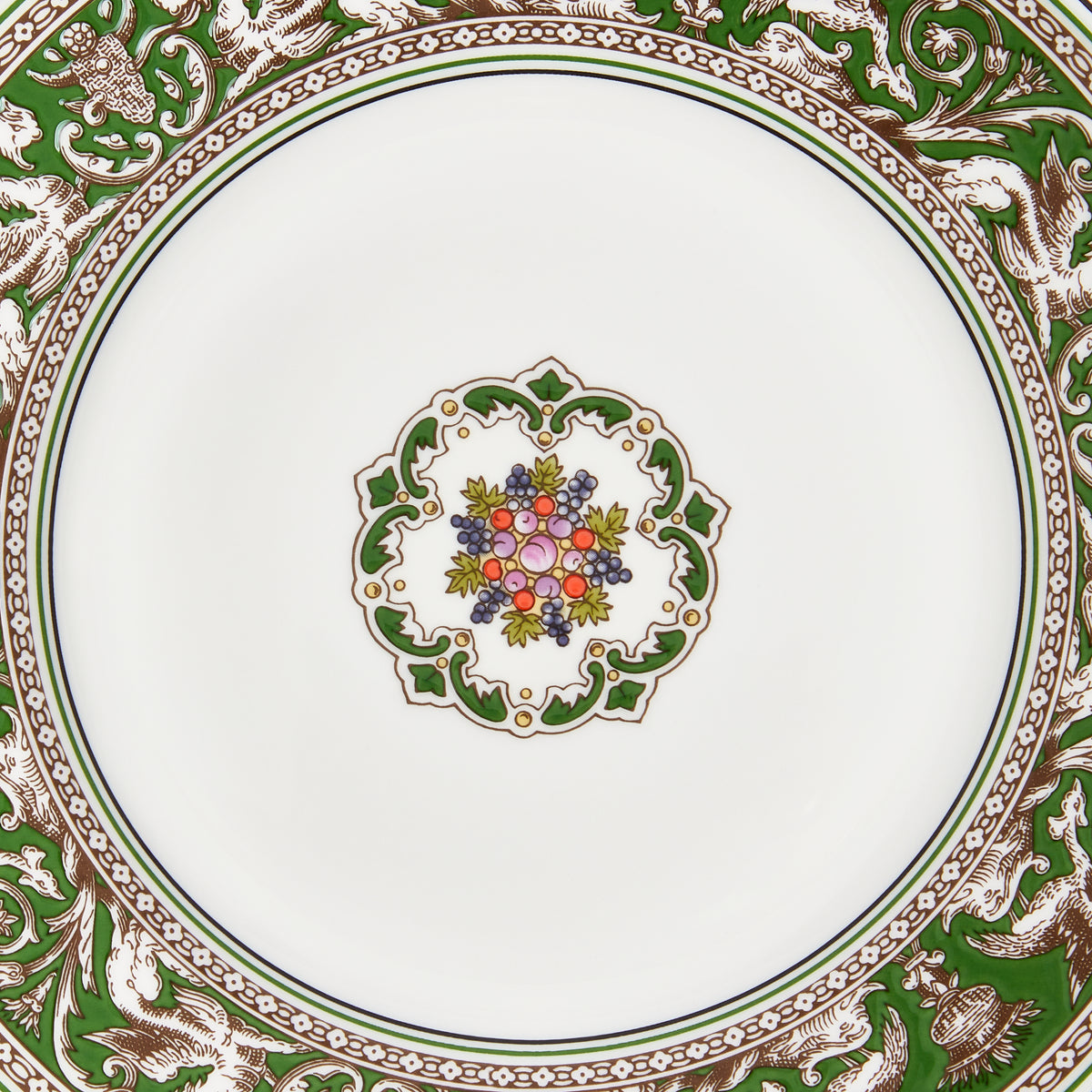 Florentine Verde Plate 8.1"