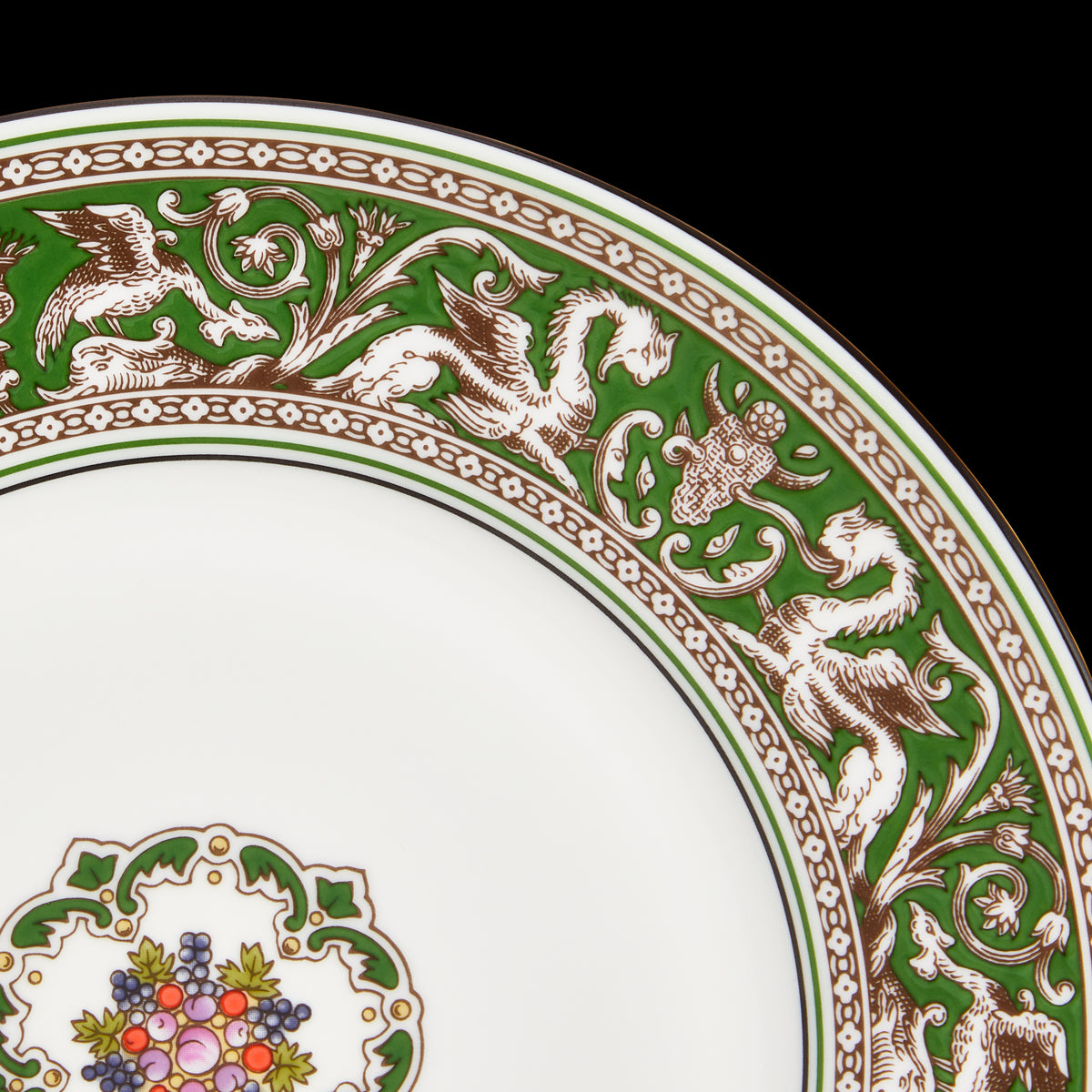 Florentine Verde Plate 8.1"