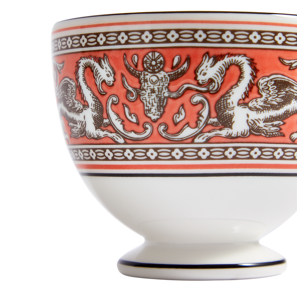 Florentine Salmon Teacup Saucer