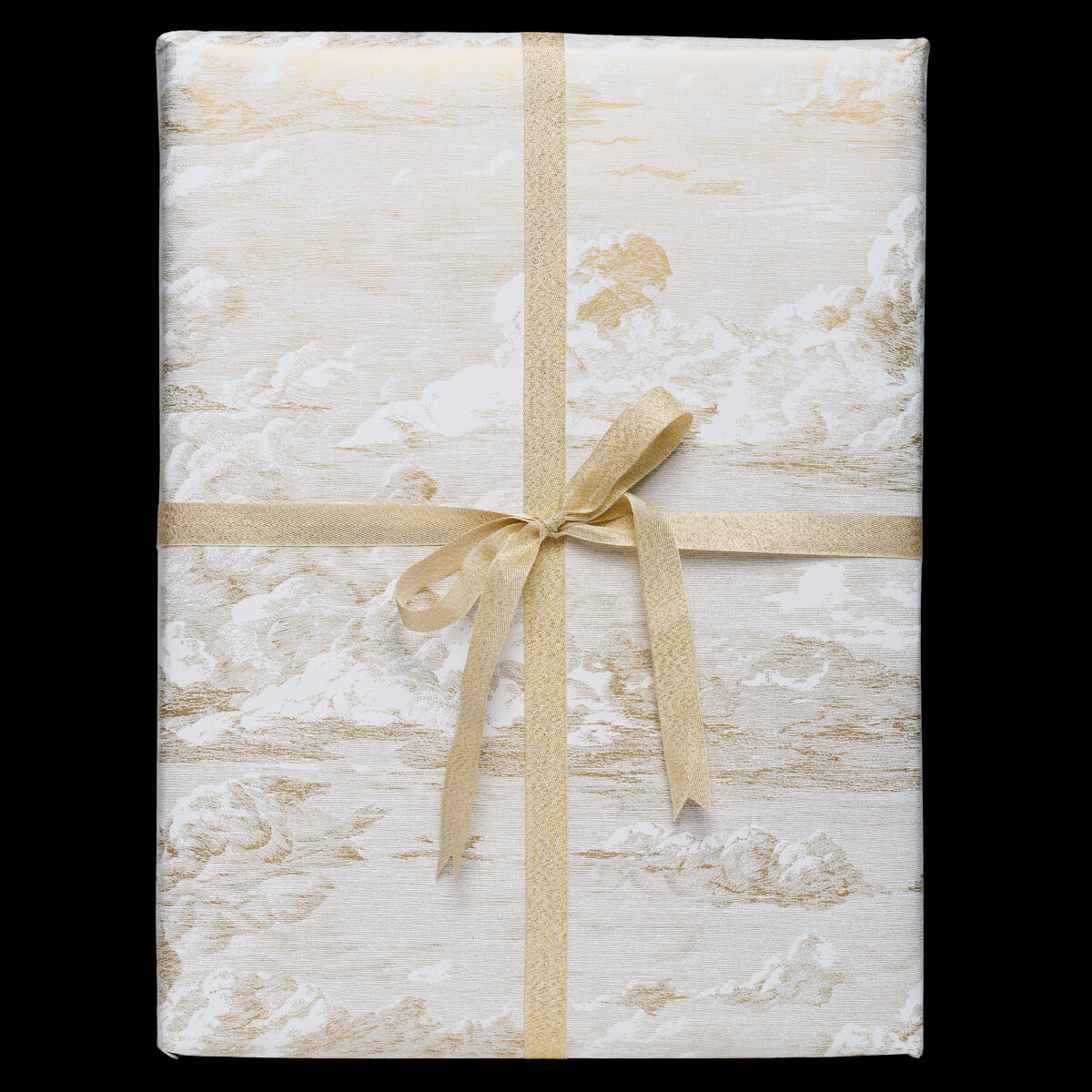 Cloud Toile Wrapping Paper In Gold