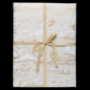 Cloud Toile Wrapping Paper In Gold