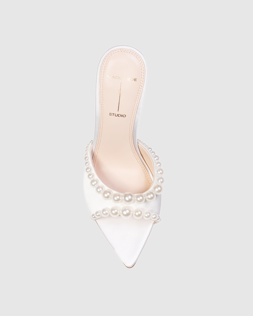 Gigi 100 in White Satin Pearl