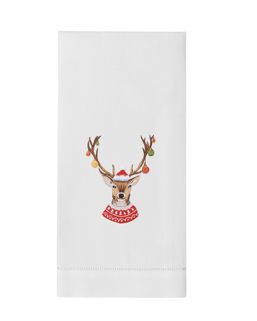 Ornament Antlers Hand Towel