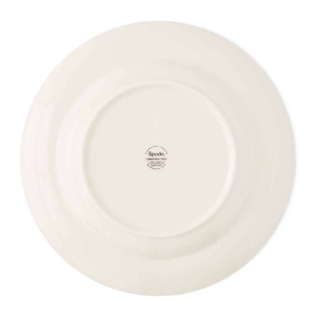 Christmas Tree 10.5" Dinner Plates, Set of 4 with Gift Box