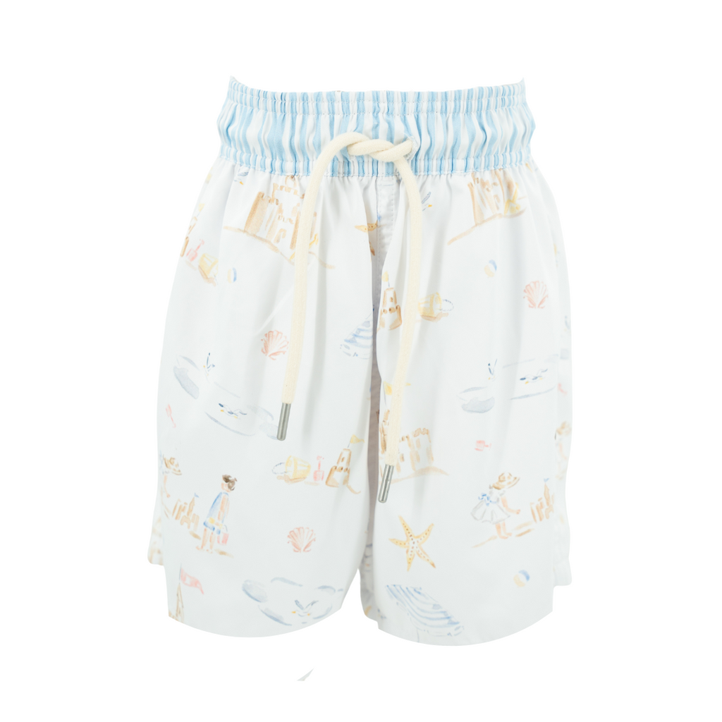 Kyle Boy Swim Trunk in Seaside