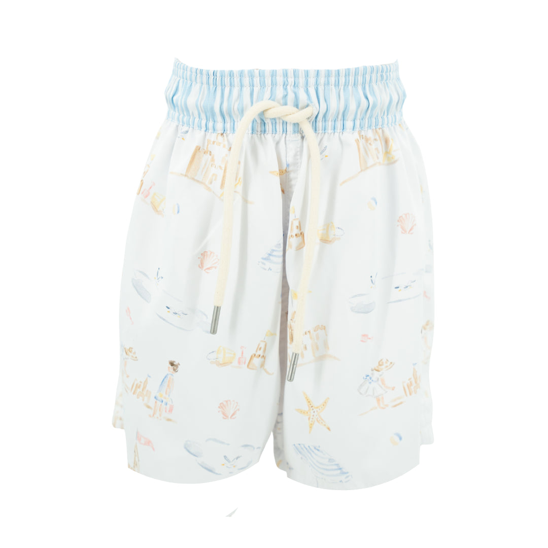 Kyle Boy Swim Trunk in Seaside