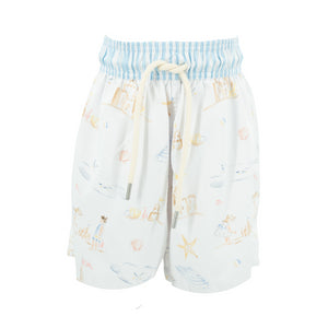 Kyle Boy Swim Trunk in Seaside