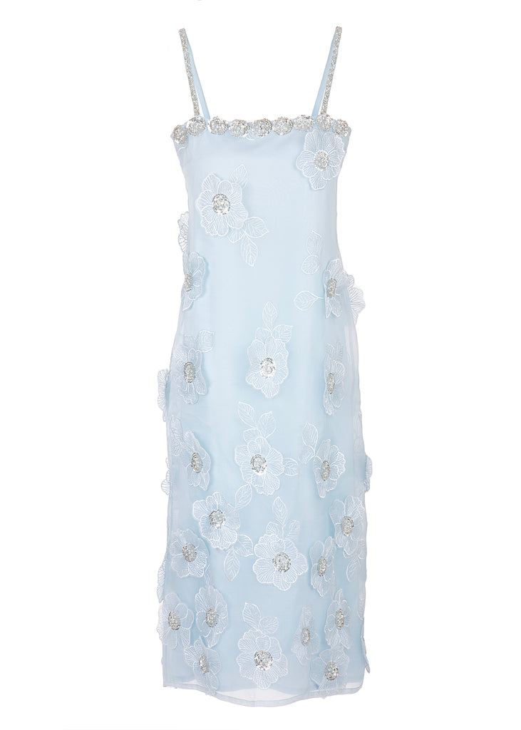 Gardenia Dress in Blue
