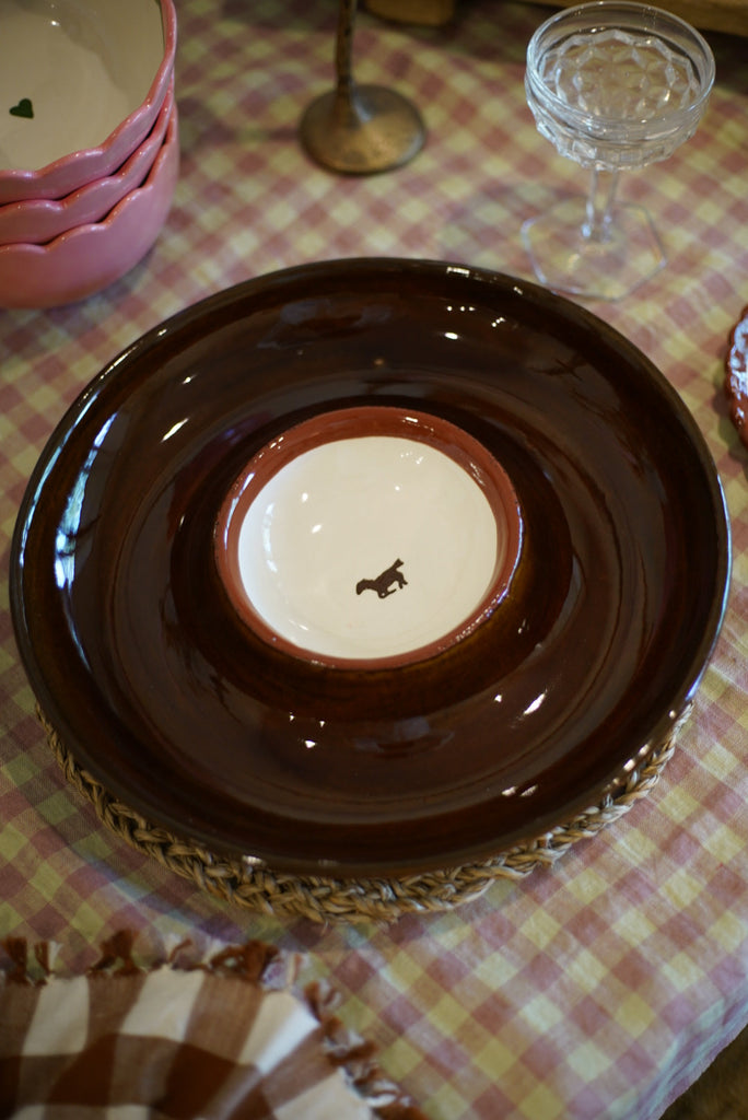 Horse Girl Chip and Dip Platter