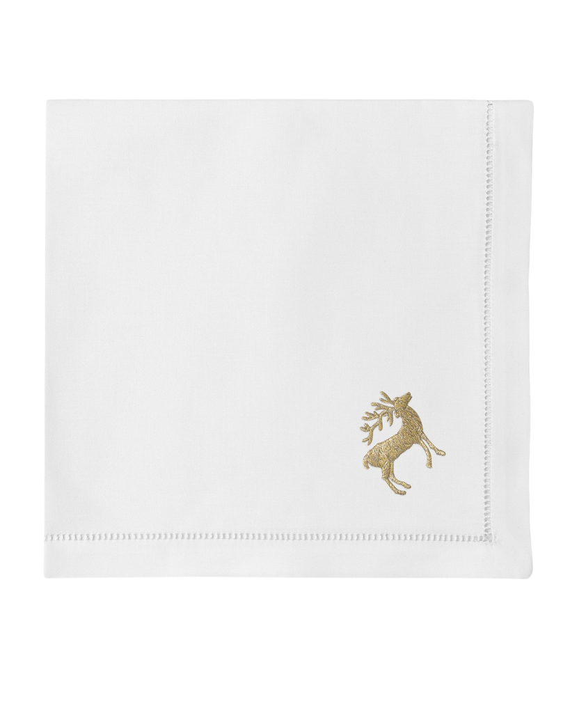 Reindeer Gold Napkin