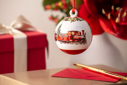 Annual Christmas Edition Ball Ornament in Multi