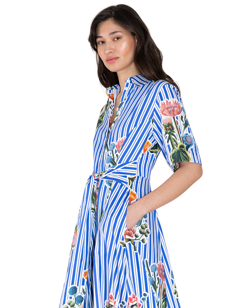 Posie Cotton Maxi Dress in California Garden