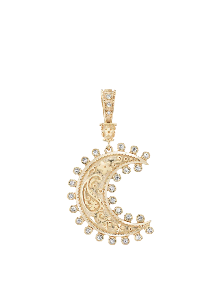 Medium Southwestern Moon Charm