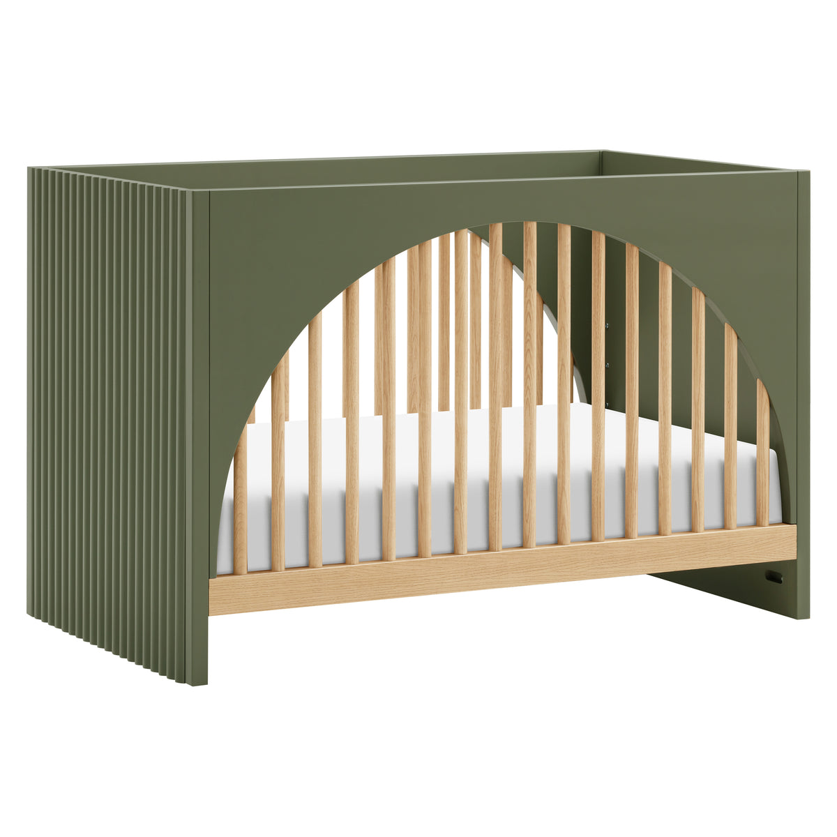 Moab 3-in-1 Convertible Crib in Olive & Ash