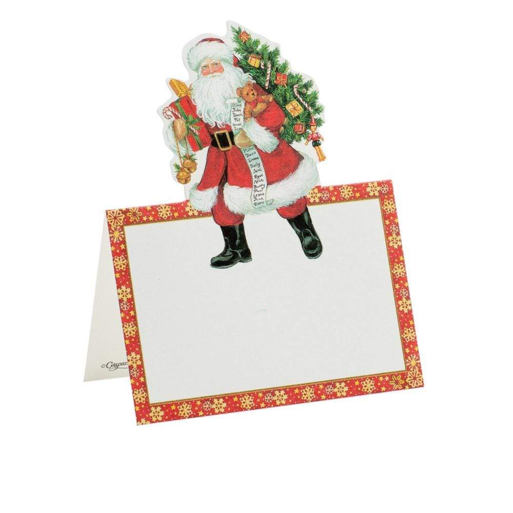 Lynn Haney Santa Die-Cut Place Cards, Set of 8