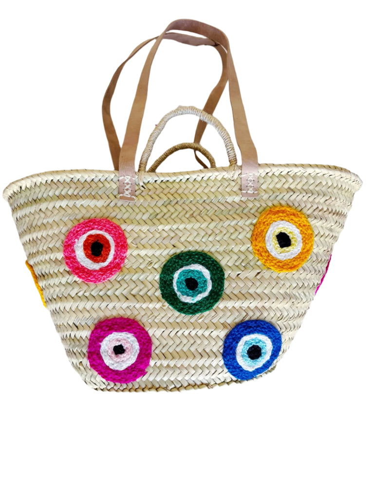 Multi Color Evil Eye Tote