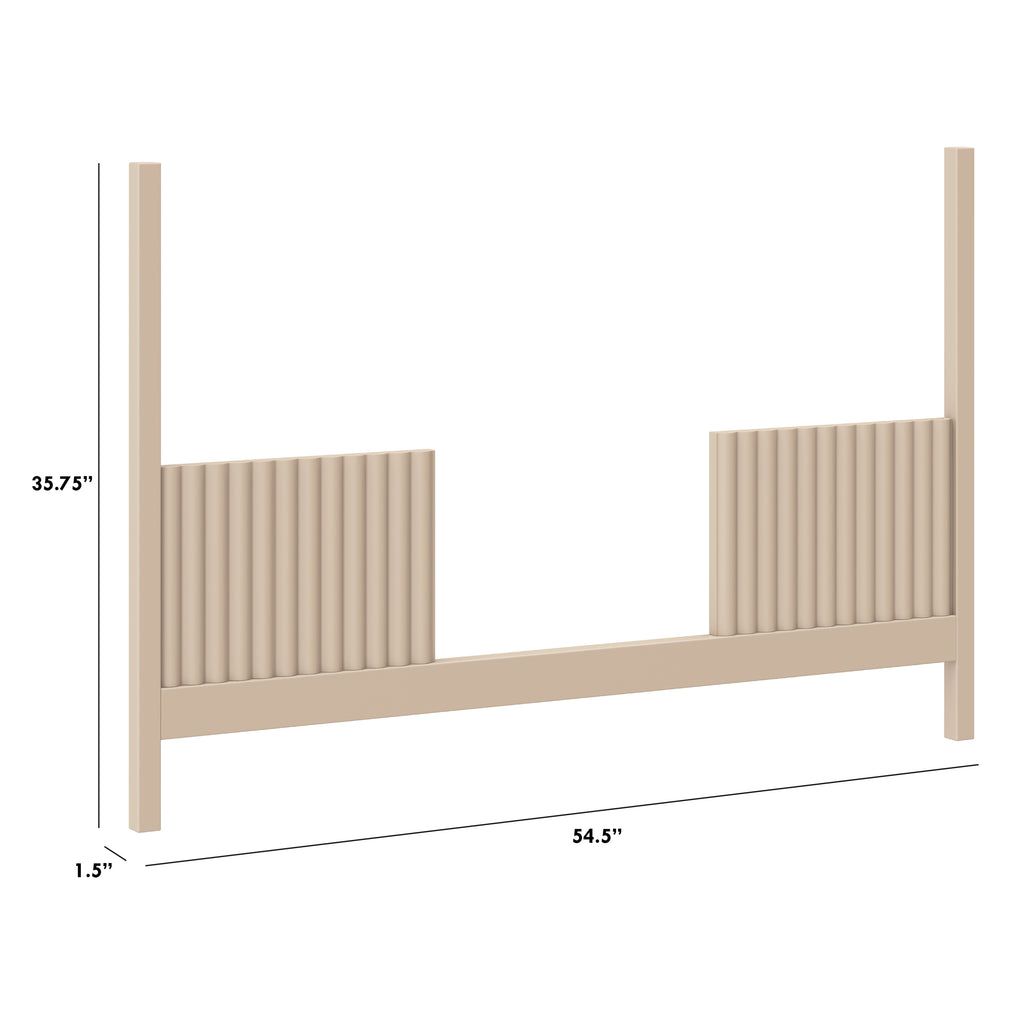 Toddler Bed Conversion Kit for Moab 3-in-1 Convertible Crib in Taupe