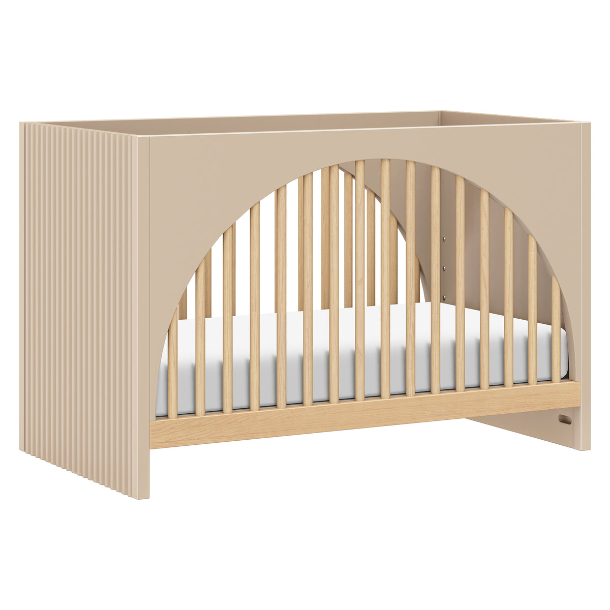 Moab 3-in-1 Convertible Crib in Taupe & Ash