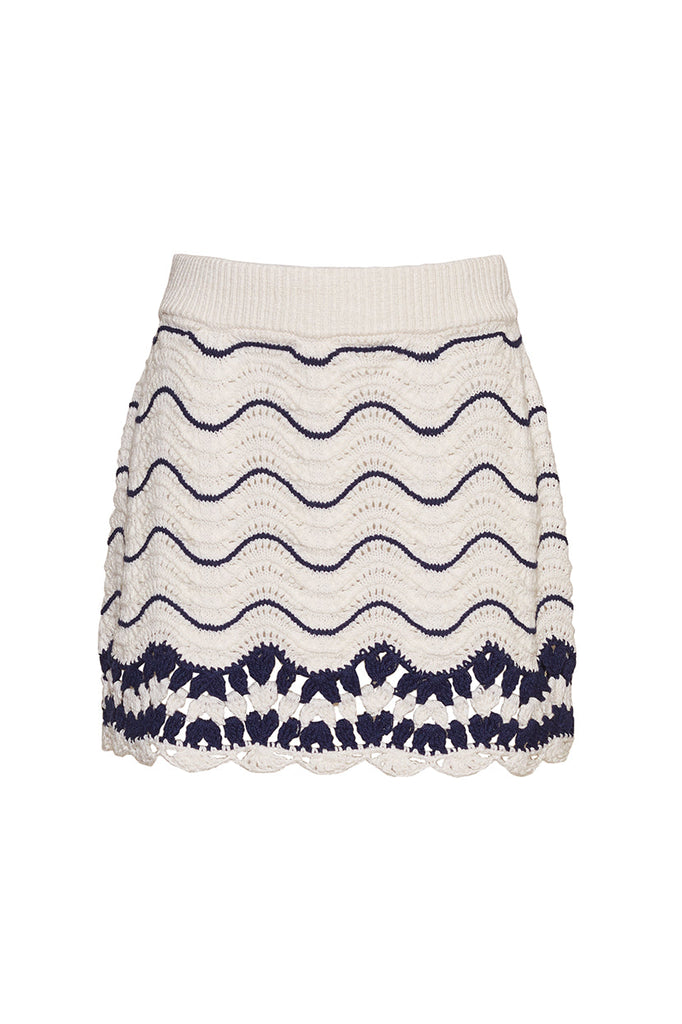 Catania Skirt in Midnight Wave