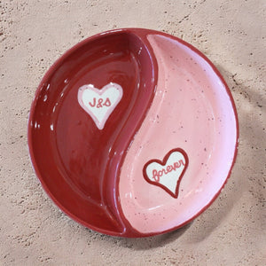 Hand-painted Custom Yin-Yang Aperitivo Bowl