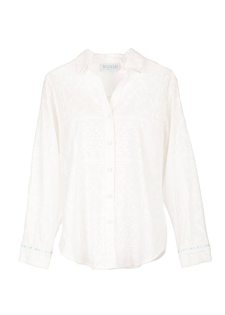 Something Blue Shirt in White