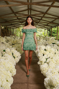 Jardin Mini Dress in Ceiba