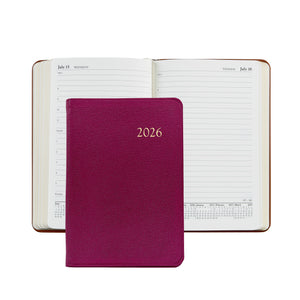 2026 Goatskin Leather Daily Journal
