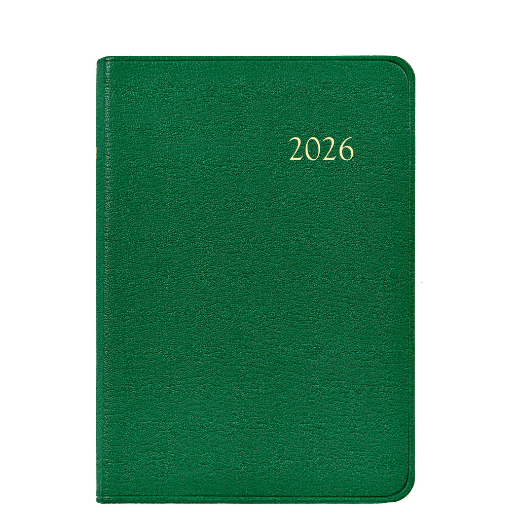 2026 Goatskin Leather Daily Journal