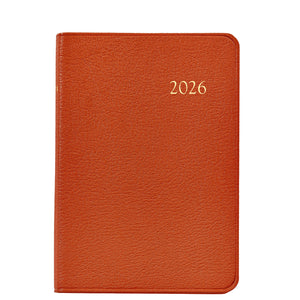 2026 Goatskin Leather Daily Journal