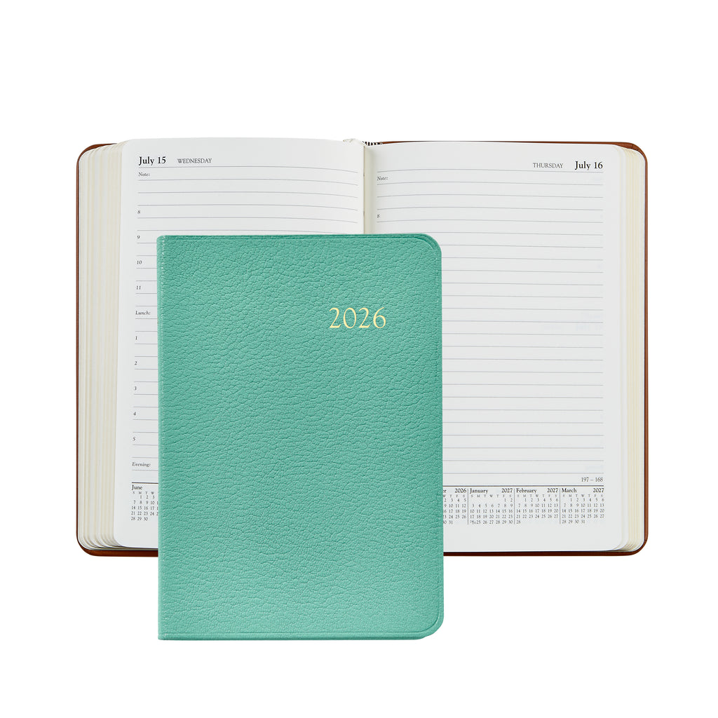2026 Goatskin Leather Daily Journal