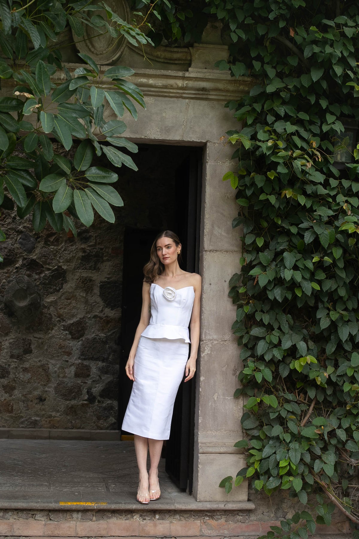 Delicias Skirt in White