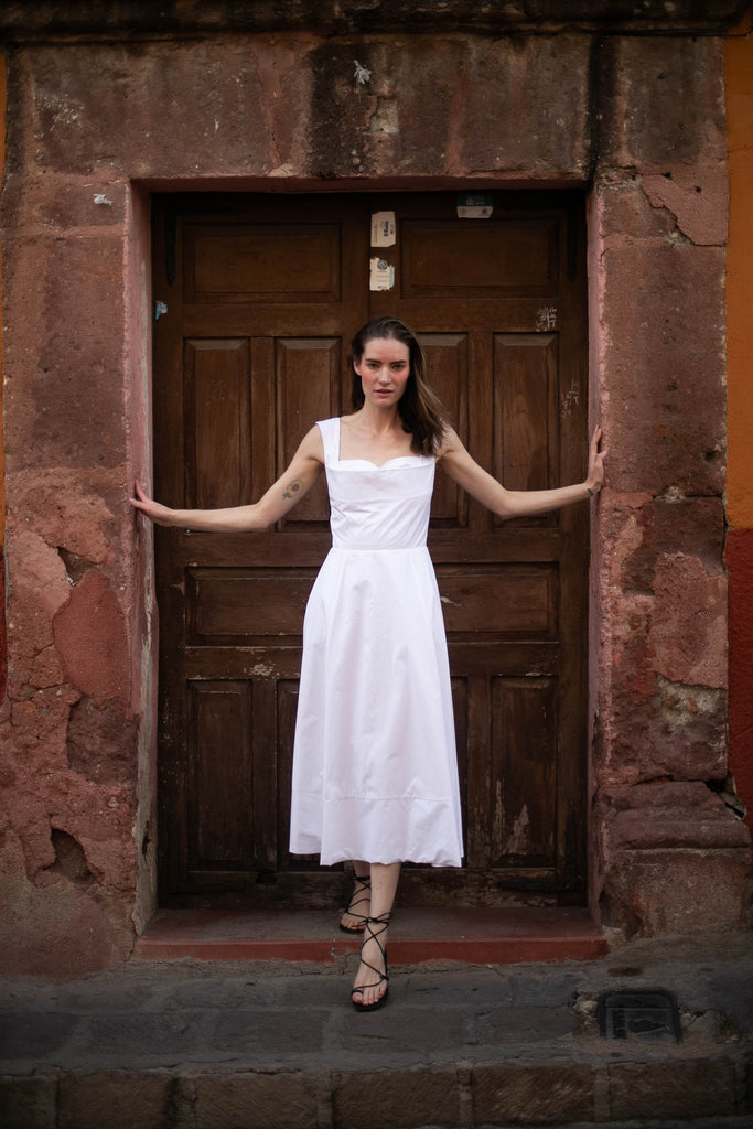 Maribel Dress White