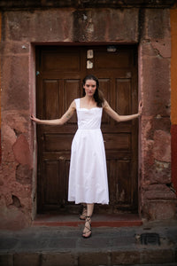 Maribel Dress White
