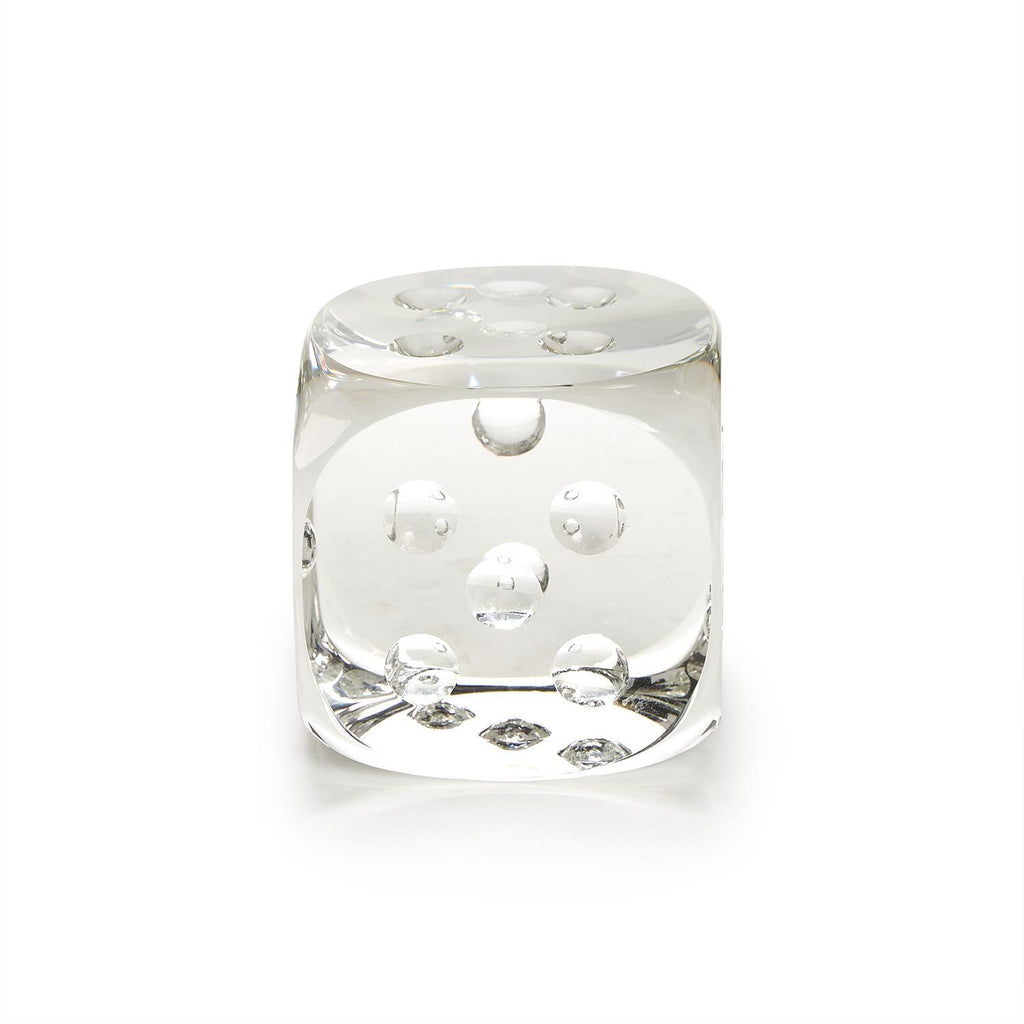 Crystal Dice Paperweight & Sculpture