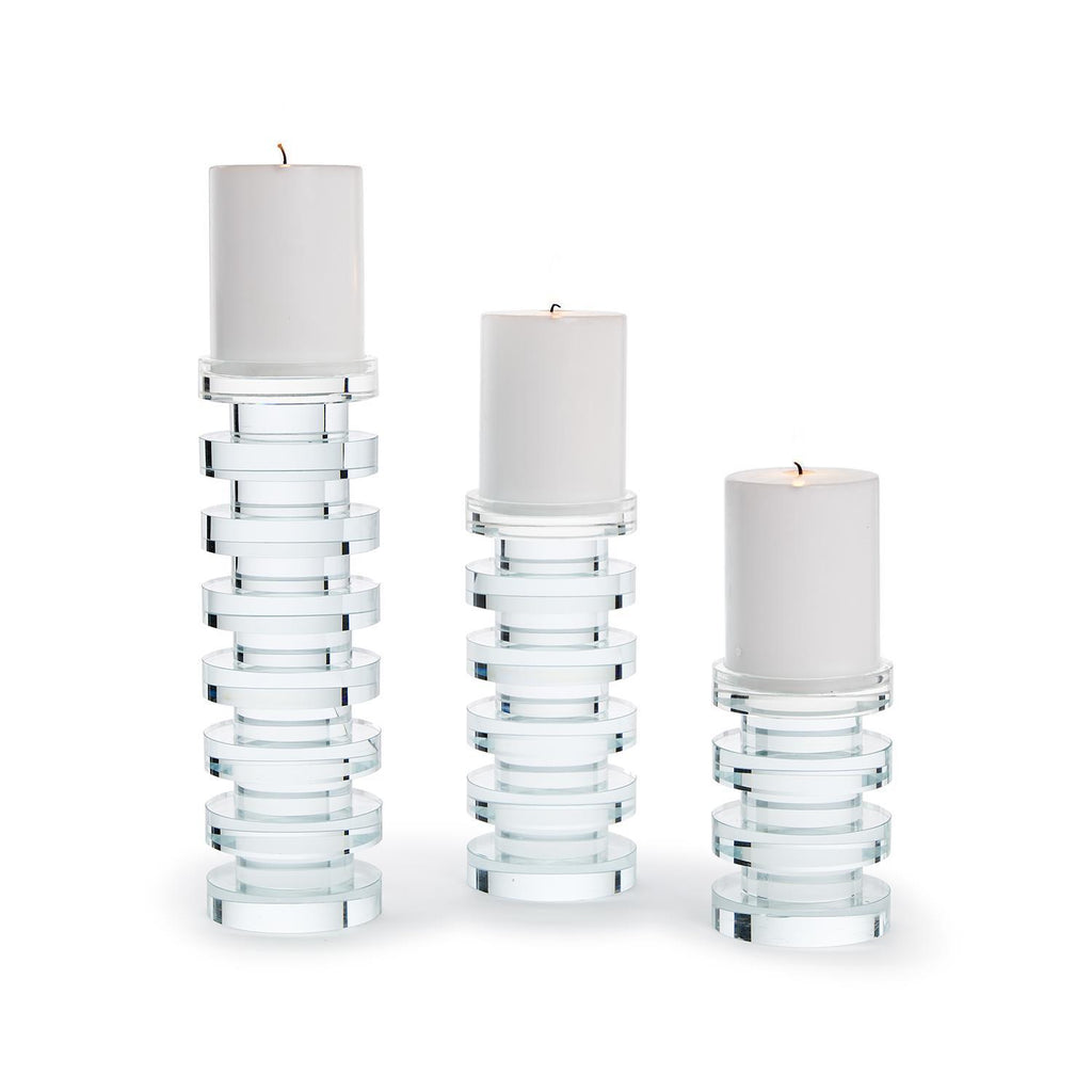 Crystal Candle Holder, Set of 3