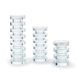 Crystal Candle Holder, Set of 3