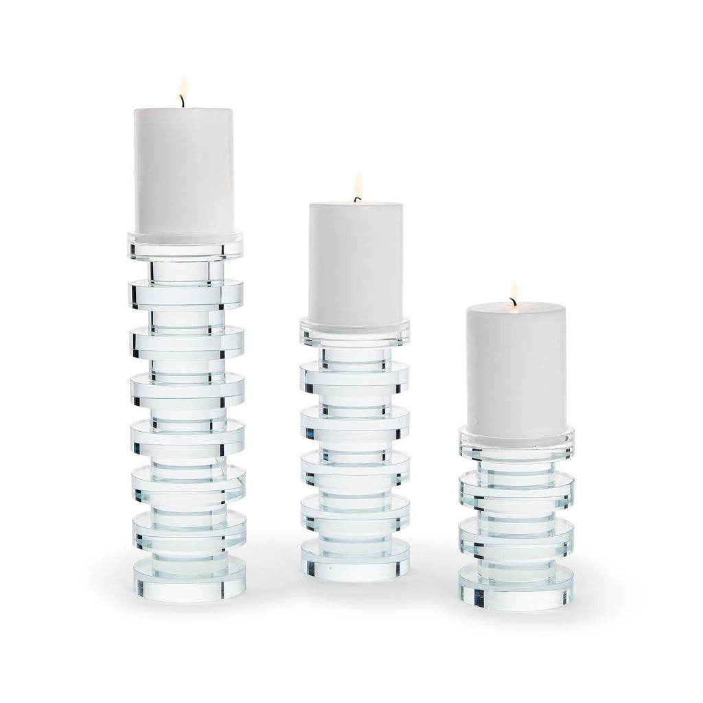 Crystal Candle Holder, Set of 3