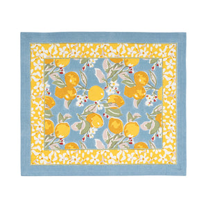 Citron Mats in Bleu & Yellow, Set of 6