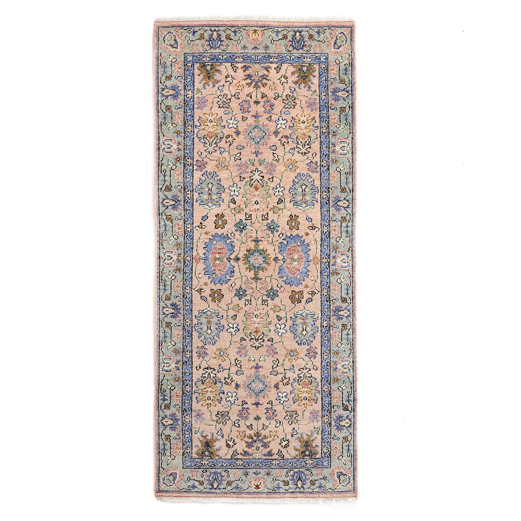Ankara Rug Runner in Peach