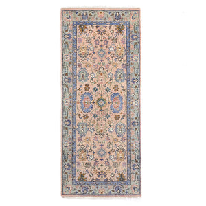 Ankara Rug Runner in Peach