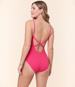 The Jetties One Piece in Begonia