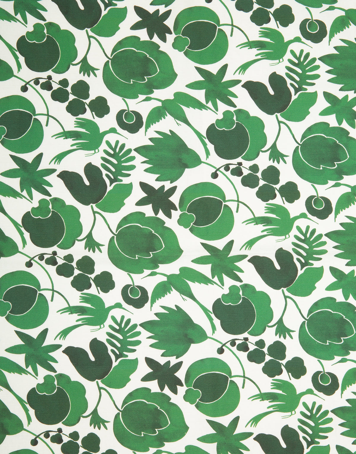 Apron With Pocket in Wildbird Green