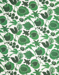 Apron With Pocket in Wildbird Green