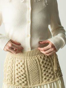 Mekas Knit Combo Drop Waist Skirt Skirt Lingua Franca