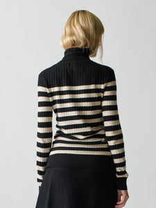 Morrissey Stripe Turtleneck Shirts & Tops Lingua Franca